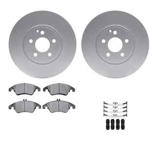 R1 Concepts WDWH1-63067 Brake Rotor- Carbon Coated W/ Ceramic Pads & Hdw